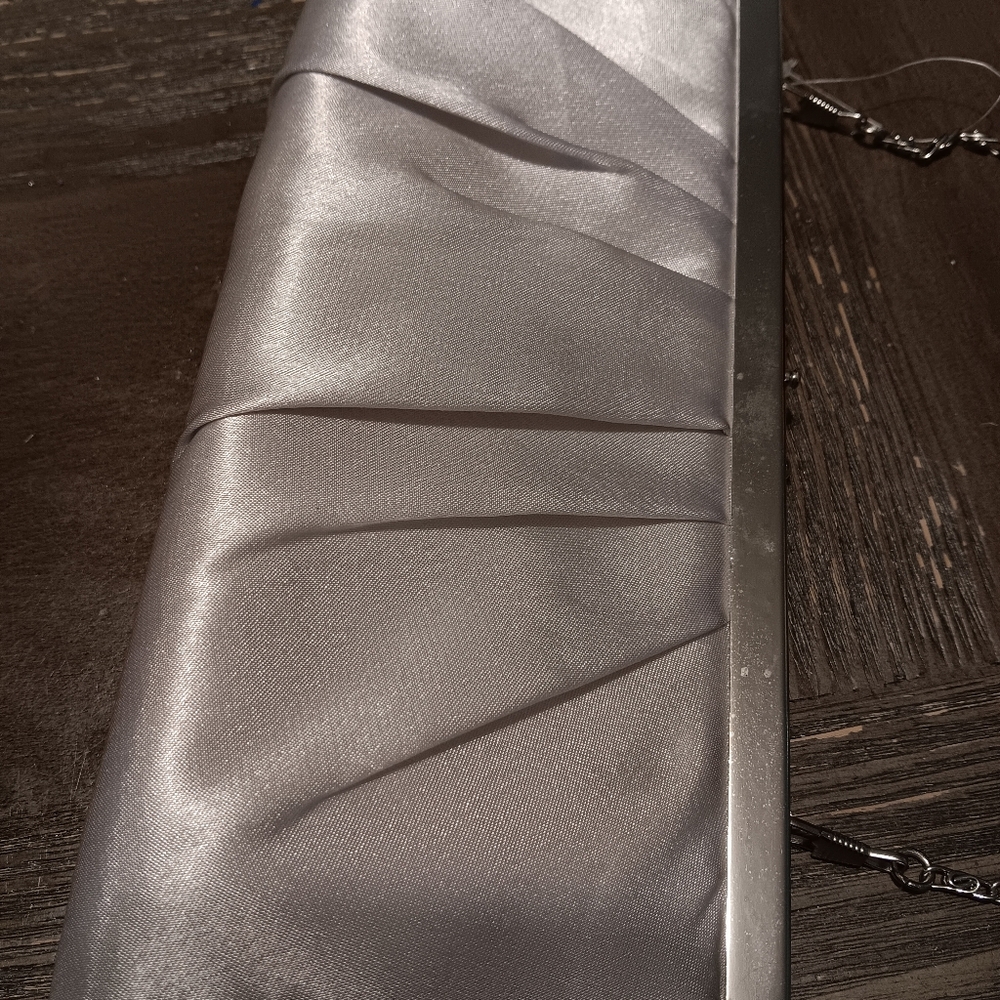 Elegant Silver Clutch